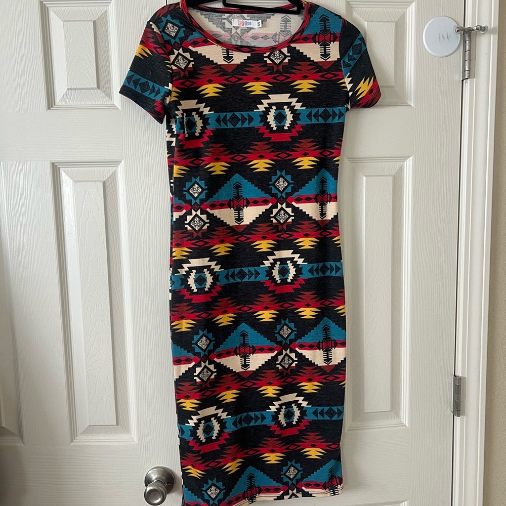 Tribal Print Bodycon Dress